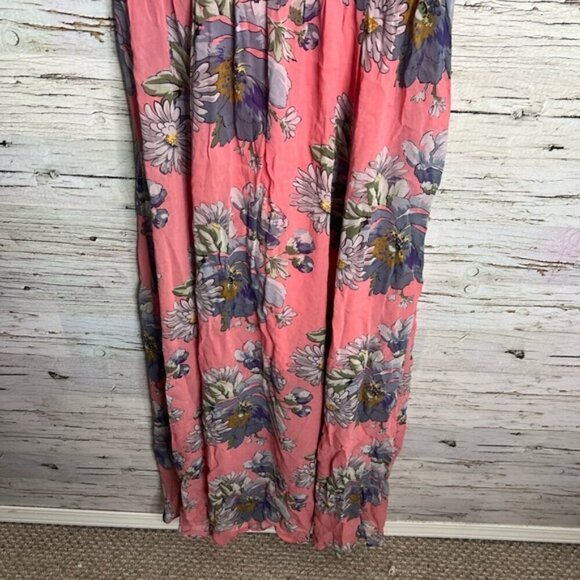 ASOS pink maxi floral dress size 8 - Picture 2 of 8